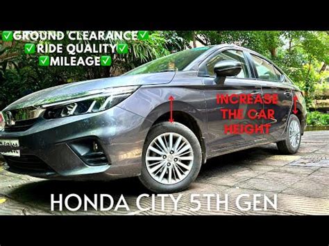 honda city ground clearance|honda city ground clearance 2022.